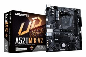 Gigabyte A520M-K V2 | Socket AM4 | AMD A520 | 2xDDR4 | Micro-ATX | Moederbord | Open Box
