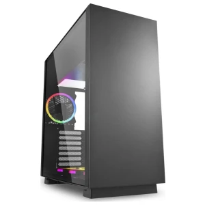 Sharkoon Pure Steel | Midi Tower Behuizing | Zwart | Staalconstructie met Zijpaneel