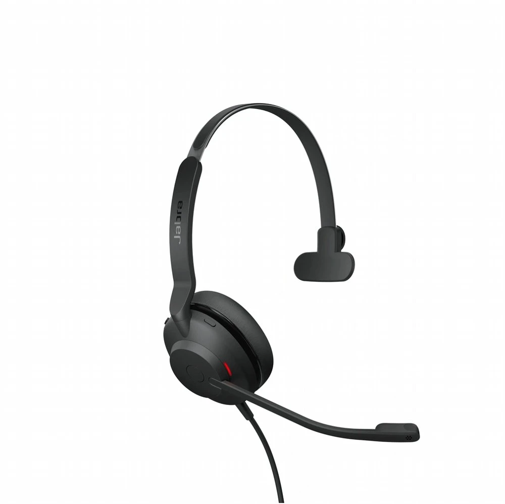 Jabra Evolve2 30 UC | Mono Bedrade On-Ear Headset USB-C | Zwart - Afbeelding 2