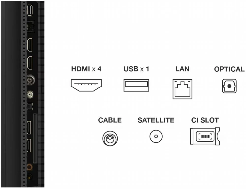 TCL 50C61K | 50" 4K Ultra HD QD-MiniLED | 120Hz | Google TV | Dolby Vision | HDMI 2.1 | Smart TV - Afbeelding 3