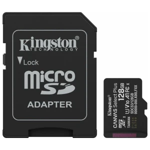 Kingston Technology microSDXC 128GB | Canvas Select Plus Gen3 | 150MB/s | A1 | + Adapter