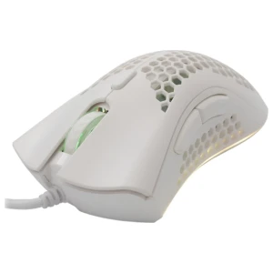 Baracuda CORAL RGB | Bedrade Gaming Muis | USB-A | 12800 DPI | Wit