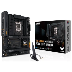 ASUS TUF GAMING B760-PLUS WIFI D4 | Socket LGA 1700 | Intel B760 | 4xDDR4 | ATX | Moederbord
