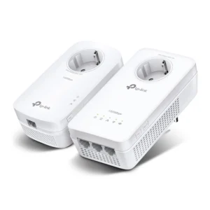 TP-Link TL-WPA8631P KIT | AV1300 Powerline Adapter Set | 1300 Mbps | Gigabit Ethernet | Wi-Fi AC1200 | Met Stopcontact | Wit