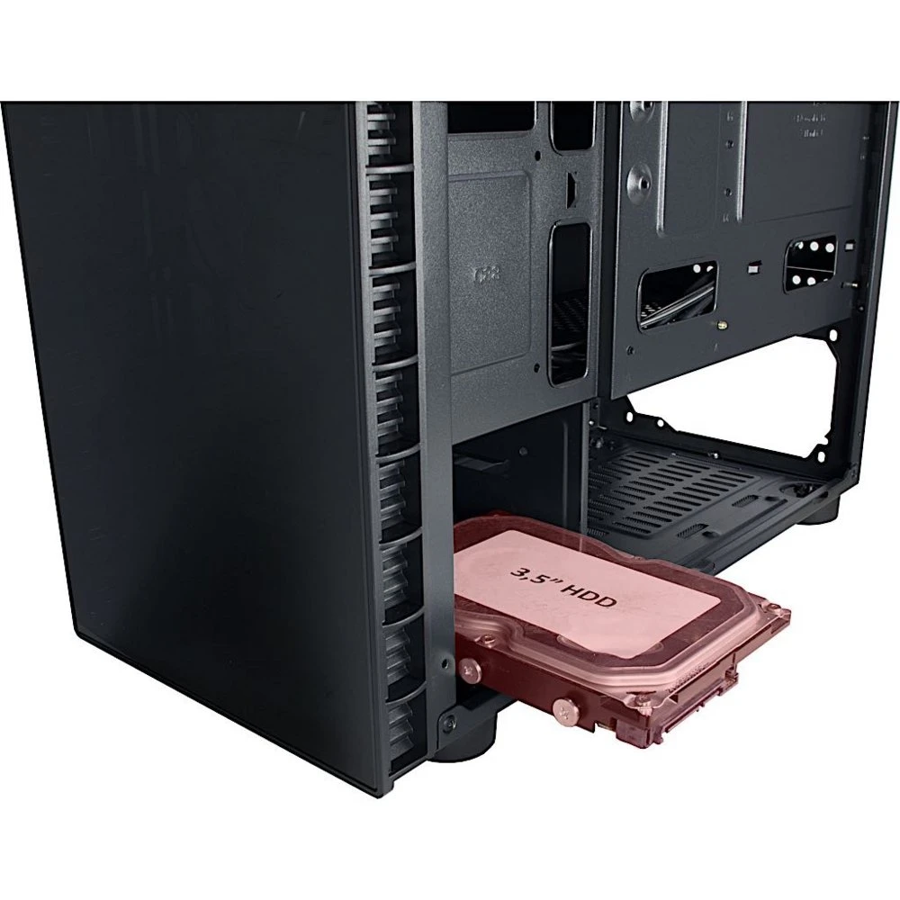 Inter-Tech CXC2 Blue Light | Midi Tower Case | Zwart - Afbeelding 4