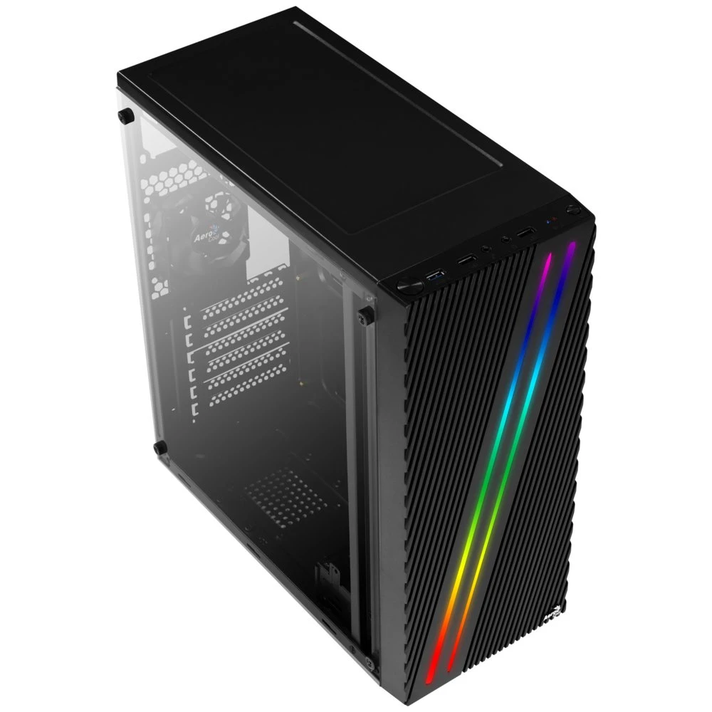 Aerocool Streak | MicroATX/Mini-ITX Behuizing | RGB Frontpaneel | USB 3.2 & 2x USB 2.0 - Afbeelding 5