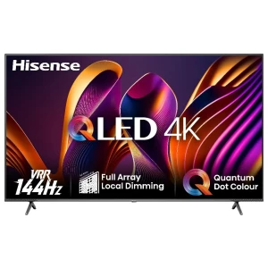 Hisense 55E7NQPRO 55" | 4K Ultra HD QLED Smart TV | VIDAA + Wifi | Dolby Vision | Local Dimming | Quantum Dot voor Levendige Kleuren | 144Hz