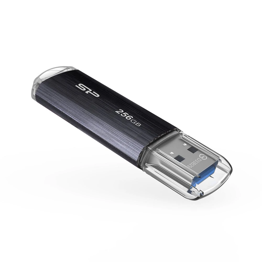 Silicon Power Blaze B02 | 256GB USB-A 3.2 Flash Drive | Zwart - Afbeelding 2