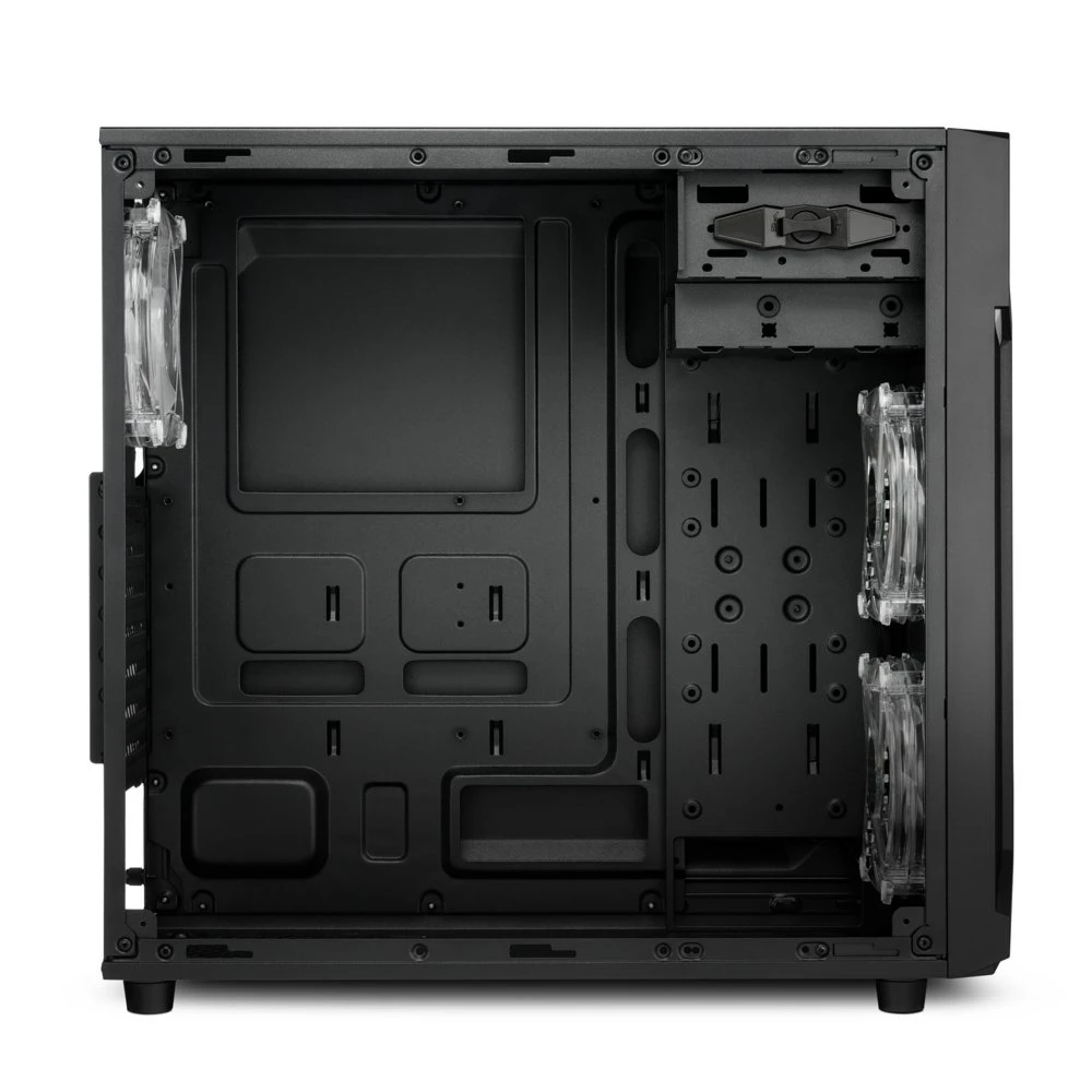 Sharkoon VG6-W RGB | Midi Tower Case | Zwart - Afbeelding 4