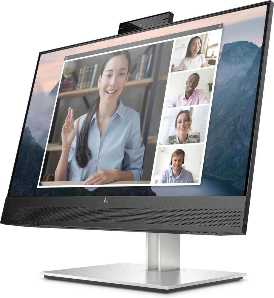 HP E24mv G4 24" | 1920x1080 IPS | 60Hz | Conferencing Monitor met Webcam, Microfoon en Speakers - Afbeelding 2