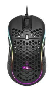 Sharkoon Light² S | Bekabelde Gaming Muis | Links- en Rechtshandig | USB-A | 6200 DPI | Zwart