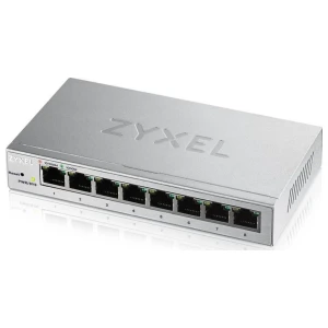 Zyxel GS1200-8 | Managed Web Smart Switch | 8 Poorten | Gigabit Ethernet (10/100/1000 Mbps) | Zilver