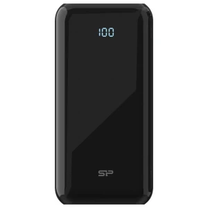 Silicon Power QS28 Powerbank | 20000mAh | 18W Power Delivery | 3-poorts USB-C & USB-A | LED-display | Zwart
