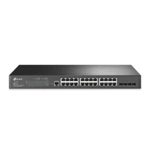 TP-Link TL-SG3428 | JetStream Managed L2 Switch | 24 Poorten | Gigabit Ethernet (10/100/1000 Mbps) | 4x SFP | Omada SDN | Rackmount | Zwart