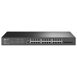 TP-Link TL-SG3428 | JetStream Managed L2 Switch | 24 Poorten | Gigabit Ethernet (10/100/1000 Mbps) | 4x SFP | Omada SDN | Rackmount | Zwart