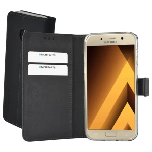 Mobiparts Premium Wallet TPU Case | Samsung Galaxy A3 (2017) | Zwart