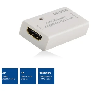ACT AC7820 | HDMI Repeater | Plug-and-Play | Via HDMI