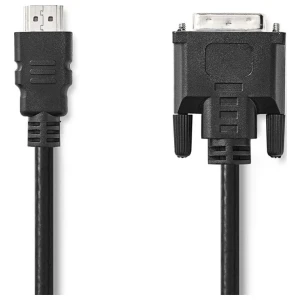 Nedis CCGL34800BK20 | HDMI-naar-DVI-D video kabel | 2 m | HDMI Type A (Standaard) naar DVI-D | Full HD 1080p | Zwart