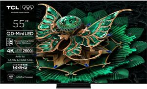 TCL 55Q7C | 55" 4K Ultra HD QD-MiniLED | 120Hz | Google TV | Dolby Vision | HDMI 2.1 | Smart TV