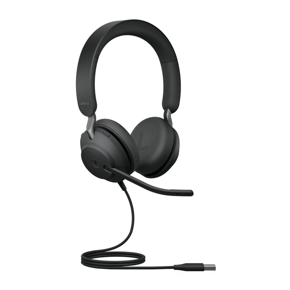 Jabra Evolve2 40SE | Bedrade On-ear headset | USB-A | Zwart - Afbeelding 2
