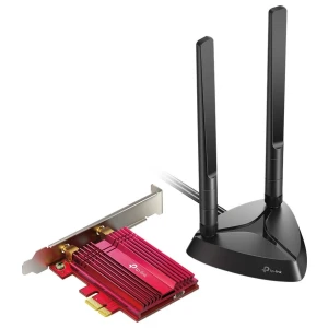 TP-Link Archer TX3000E | Wi-Fi 6 PCIe Adapter | 2402 Mbps (5 GHz) + 574 Mbps (2,4 GHz) | Bluetooth 5.0 | PCIe x1