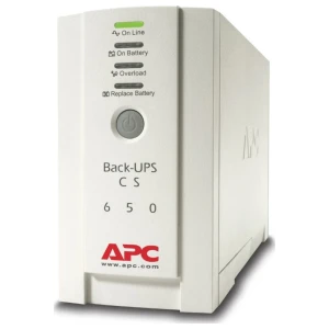 APC Back-UPS CS BK650EI | 650 VA / 400 W | 4x IEC C13 Stopcontacten | Line-Interactive | AVR Spanningsregeling | USB & Seriële Poorten | LED-statusindicator