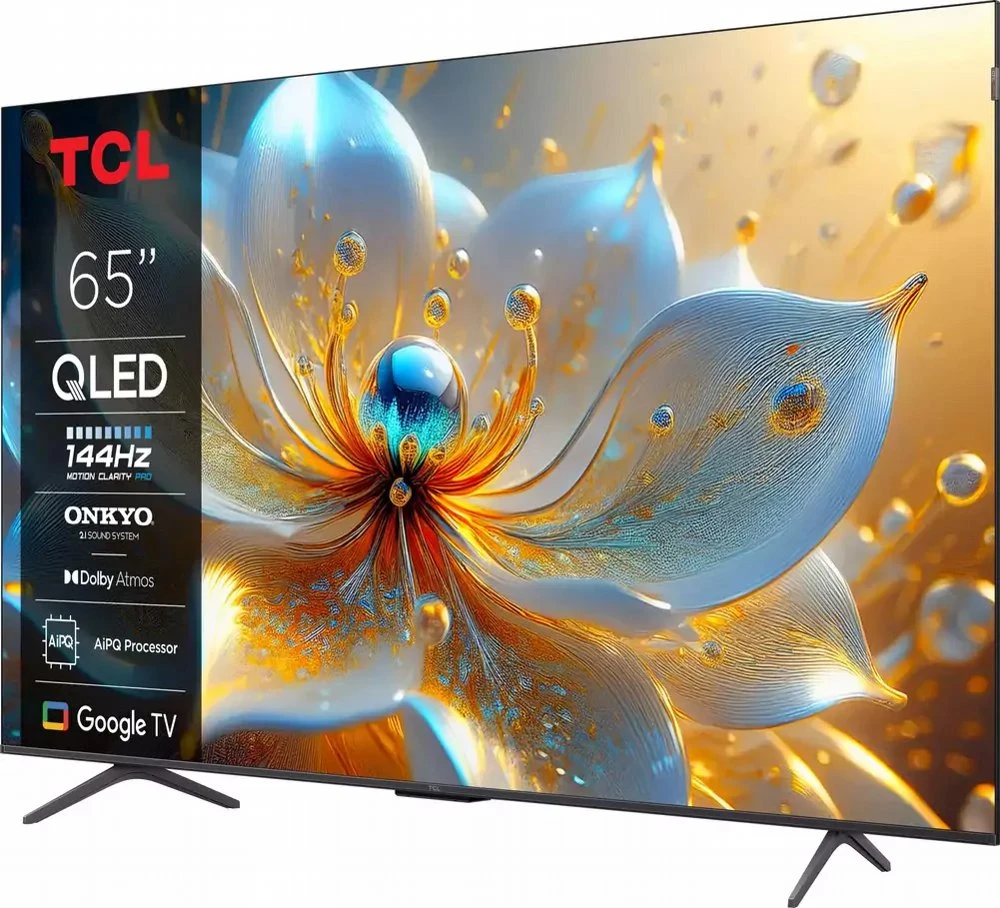 TCL 65T8C | 65" 4K Ultra HD QLED Smart TV | 120Hz | Google TV + Wifi | Dolby Vision | HDMI 2.1 (2025) - Afbeelding 2