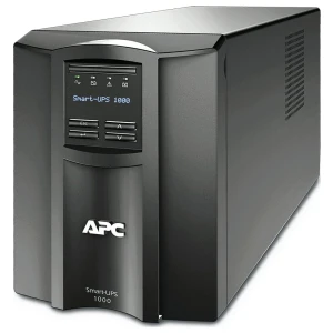 APC Smart-UPS SMT1000IC | 1000 VA / 700W | 8x IEC C13 Stopcontacten | Pure Sine Wave | SmartConnect & SmartSlot | AVR Spanningstabilisatie | LCD-scherm