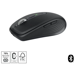 Logitech MX Anywhere 3S | Draadloze Muis | Rechtshandig | RF + Bluetooth | 8000 DPI | Grafiet