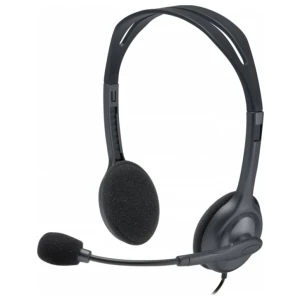 Logitech H111 | On-Ear Bedrade 3,5mm Koptelefoon met Microfoon | Grijs