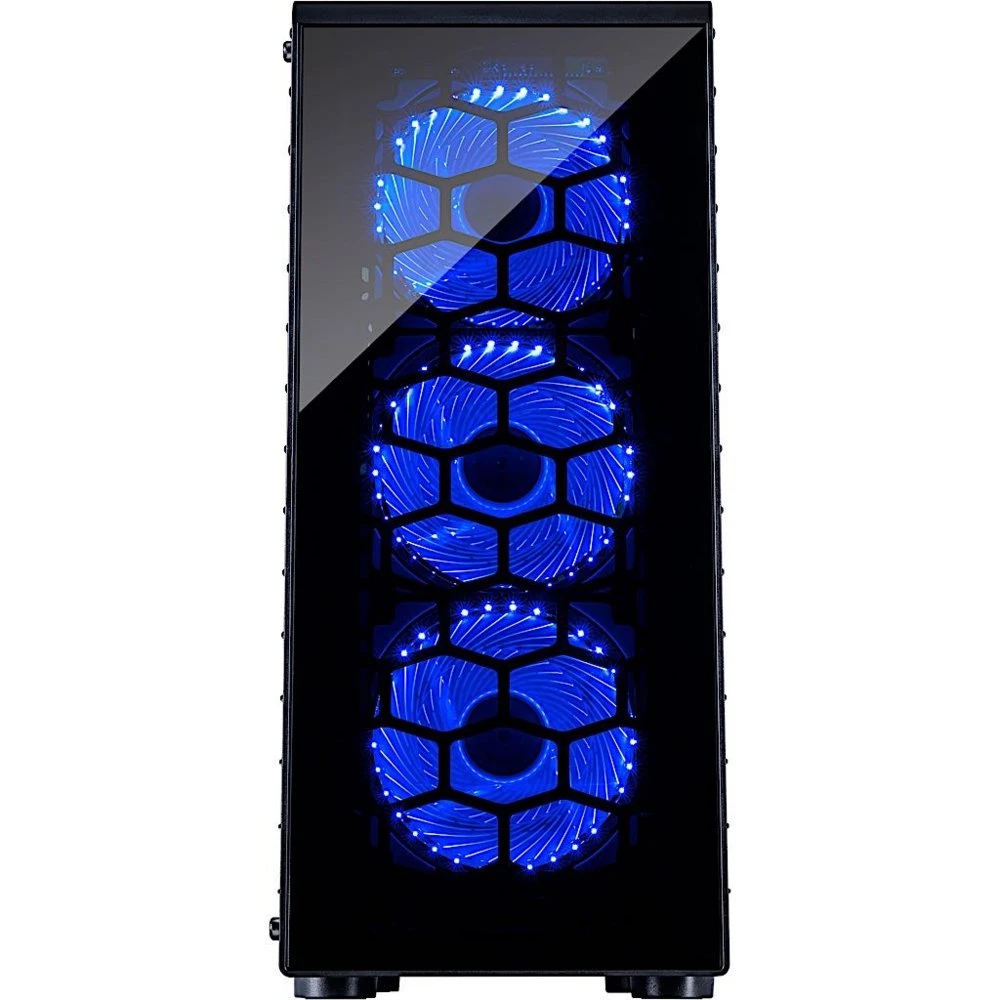 Inter-Tech CXC2 Blue Light | Midi Tower Case | Zwart - Afbeelding 12