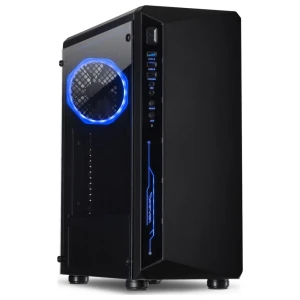 Inter-Tech C-3 Saphir RGB | Midi Tower | Zwart
