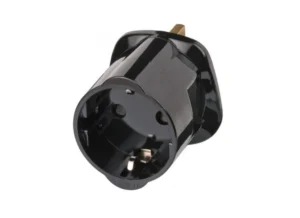 Brennenstuhl Reisadapter | Geaard | Type G (VK) naar Type F | Zwart