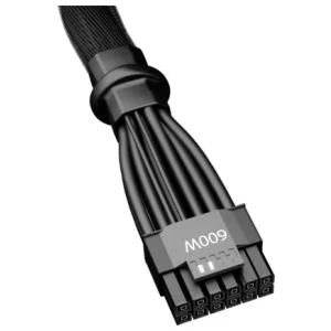 be quiet! BC072 | 12VHPWR PCIe 5.0 Adapterkabel | 600W | Geschikt voor RTX 4080 en hoger | Zwart
