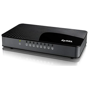 Zyxel GS-108S v2 | Unmanaged Switch | 8 Poorten | Gigabit Ethernet (10/100/1000 Mbps) | Zwart