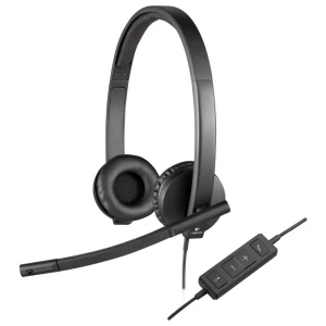 Logitech H570e | Bedrade On-ear USB-A Headset | Zwart