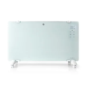 Nedis WIFIHTPL20FWT | Slimme Wi-Fi convectorkachel | 2000 W | Glazen frontpaneel | IP24 | Wit