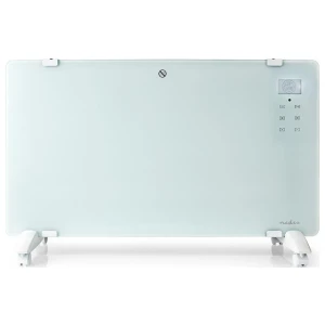 Nedis WIFIHTPL20FWT | Slimme Wi-Fi convectorkachel | 2000 W | Glazen frontpaneel | IP24 | Wit