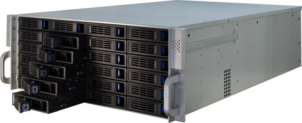 Inter-Tech 4U-4424 | Server Rack Case | Zwart/Zilver - Afbeelding 5