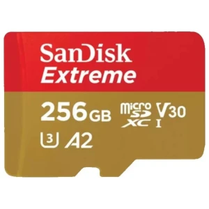 SanDisk Extreme | MicroSDXC | 256GB | Class 10 | UHS-I U3