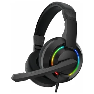 Baracuda HYDRA RGB Rainbow | Gaming Headset 3,5mm & USB | Zwart