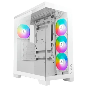 Case Azza Cove | Midi Tower | RGB | Tempered Glass | Wit