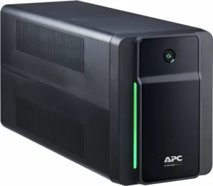 APC Back‑UPS BX1200MI | 1200 VA Line‑Interactive UPS | 6x C13 | 650 W | C14 Ingang | Compacte Zwarte Behuizing
