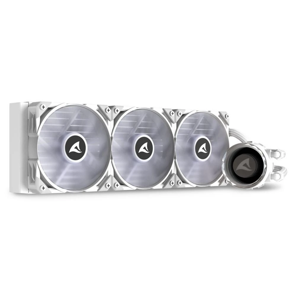 Sharkoon S90 360mm ARGB | White Edition | All-in-One CPU Waterkoeler - Afbeelding 2