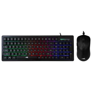 Baracuda ORCA RGB | Bekabeld Gaming Toetsenbord inclusief Muis | QWERTY | Zwart