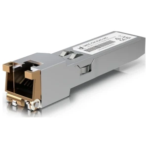 Ubiquiti UACC-CM-RJ45-MG | SFP+ Transceiver Module | 10/5/2.5/1 Gbps | Koper | RJ45 | 100 m