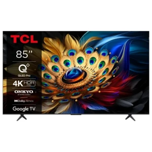 TCL 85C69B 85" | 4K Ultra HD QLED Smart TV | Google TV + Wifi | Dolby Vision | Quantum Dot met Levendige Kleuren | 60Hz