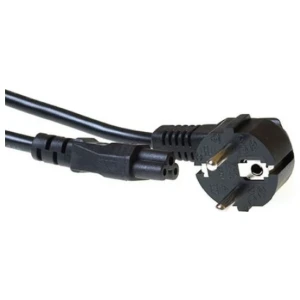 ACT AK5144 Stroomkabel | CEE7/7 Male (Haaks) naar C5 | 2.00 m | Zwart | 230V | 2.5A