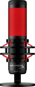 HyperX QuadCast | USB-microfoon | Rode verlichting | Voor pc en console | Zwart/Rood