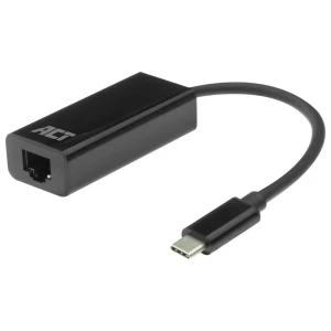 ACT AC7335 | USB-C naar Gigabit Ethernet Adapter | 10/100/1000 Mbps | Plug & Play